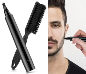 Waterproof Beard Filling Pen with Beard Brush