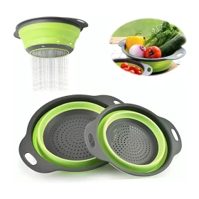 Round Collapsible Strainer Colander