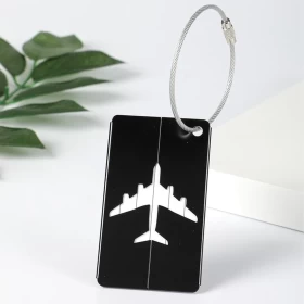 Aluminum Travel Luggage Tag Baggage Suitcase Bag Identity Address Name Labels B