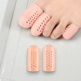 1 Pair Silicone Toe Spacer Bunion Protector Friction Guard -