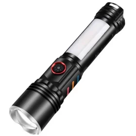 High Power LED Flashlight Zoomable Torch