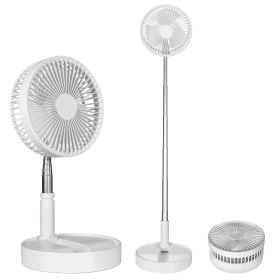 Portable Desk Fan, Foldable Pedestal Stand