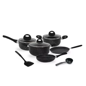 Genuine Granite Cookware (7-Piece Set)