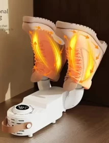 Shoe Dryer And Deodorizer With 4 Heated Air Outlets
