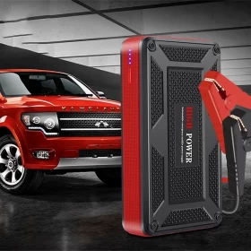 Car Jump Starter with 49800mAh Portable Power Bank and Flashlight