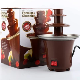 Mini Electric Chocolate Fondue Fountain 3 tiers