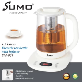 Sumo 1.5L Electric Tea Kettle with Infuser 800W