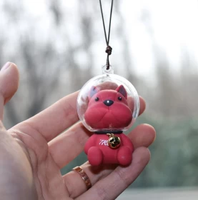 Swinging Space Dog Pendant