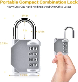 Combination Lock 3 DIGIT Padlock