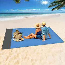 Waterproof Pocket Beach Blanket Folding Camping Mat