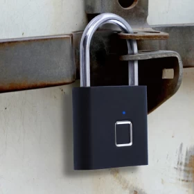 Portable Keyless  Fingerprint Padlock