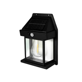 Solar Lights Outdoor, Wall Sconce Motion Sensor, 3 Lighting Modes