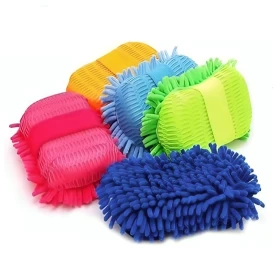 Cotton Microfiber Car Washing Sponge