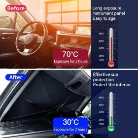 Foldable Car Windshield Sun Shade Umbrella