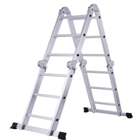 Foldable Ajustable Stair Aluminium Ladder-4m