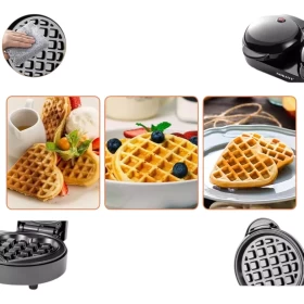 2in1 Non-Stick Electric Waffle Maker