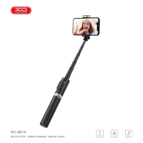 Bluetooth Selfie Stick Integrated Hidden reinforced tripod (Aluminium Rod) 72CM XO-SS14