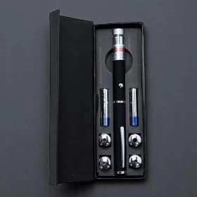 LED Flashlight Laser Pointer Long Range High Power 5 IN 1