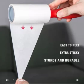 Lint Roller stick masking tape