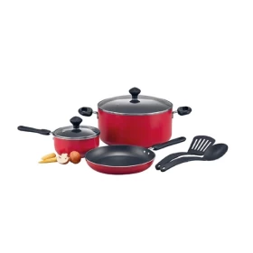 Kitchen Aluminium Cookware Set with Non-Stick Coating, 7 pcs