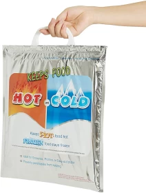 Sparkle Thermal Keeps Food Hot & Cold Bag  41W x 49H cm
