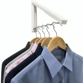 Clothes Hanger Retractable Cloth Drying Rack