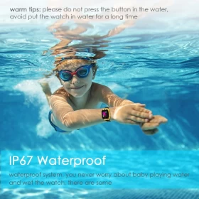 Waterproof Kids Smart Watches with Tracker Phone Call