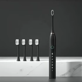 Generic X-3 Sonic Electric Toothbrush (Black)