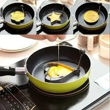 Stainless Steel Fried Egg Mold & 5 Different Shapes