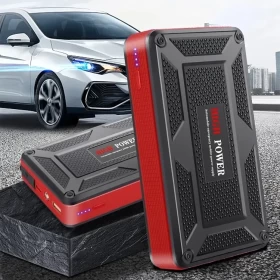 Car Jump Starter with 49800mAh Portable Power Bank and Flashlight