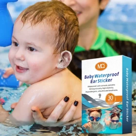 Baby Waterproof Ear Stickers For Swimming Showering (30 Pieces)