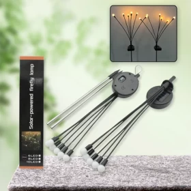 Solar Garden Lights Powered Firefly Lamp