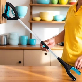 Foldable Grabber Reacher Stick with Magnetic Tip – 81cm