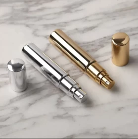 Refillable Aluminum Perfume Spray Bottle With Window -10ml