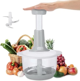 Manual Hand-Press Vegetable Chopper