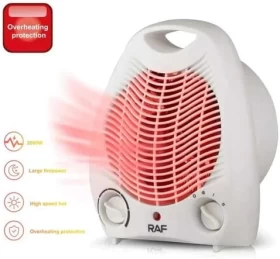 RAF Electric Heater & Fan R.1181 – 2000W | Compact & Efficient Heating
