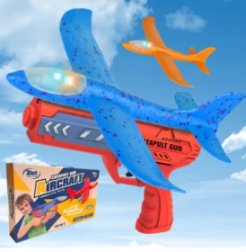 LED Light Airplane Toy with 2 Flight Modes