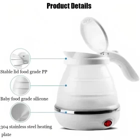 Travel Foldable Electric Kettle 600 ml