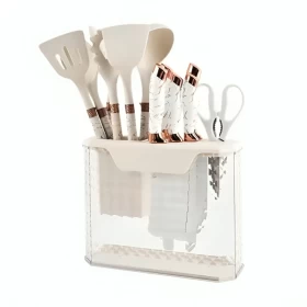 Luxury Kitchen Knife & Utensil Set with Storage Block