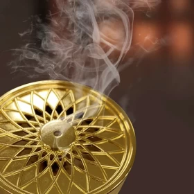 Mubkhar Rechargeable Electric Car Incense Burner – Golden