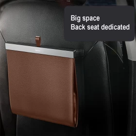 Large Garbage Bag for Back Seat of Cars, Brown (Baseus)