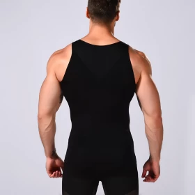 Slim N Lift Slimming Vest For Men Black Thin-001