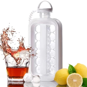 Ice Ball Maker Round Ice Cube 2in1 Portable Kettle  Molds